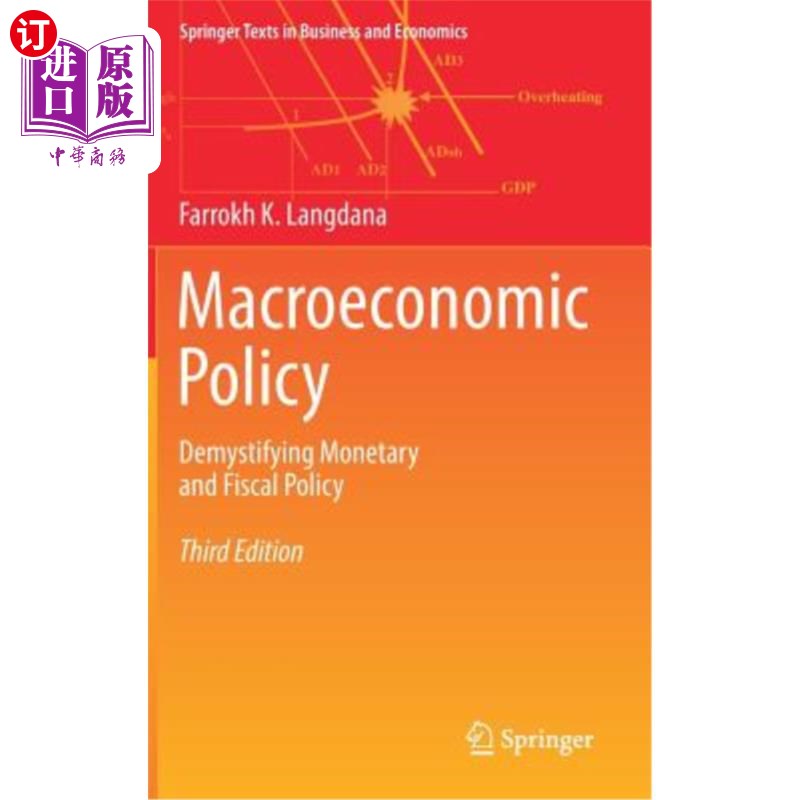 海外直订Macroeconomic Policy: Demystifying Monetary and Fiscal Policy 宏观经济政策:揭开货币和财政政策的神秘面纱
