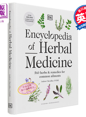 DK 中草药百科全书 新版 Encyclopedia of Herbal Medicine 英文原版 Andrew Chevallier 中药 百科科普【中商原版】
