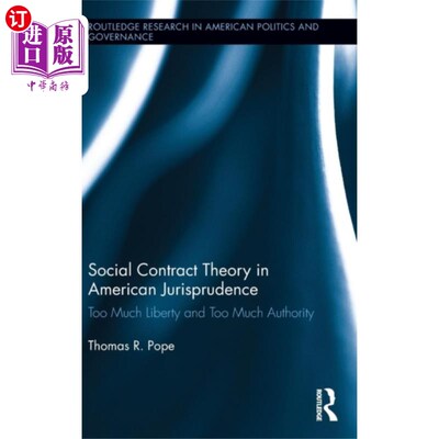 海外直订Social Contract Theory in American Jurisprudence 美国法理学中的社会契约理论