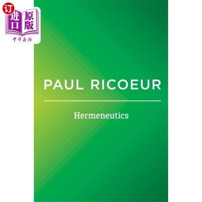 海外直订Hermeneutics - Writings and Lectures 诠释学