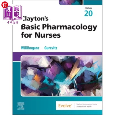 海外直订医药图书Clayton's Basic Pharmacology for Nurses 克莱顿护士基础药理学
