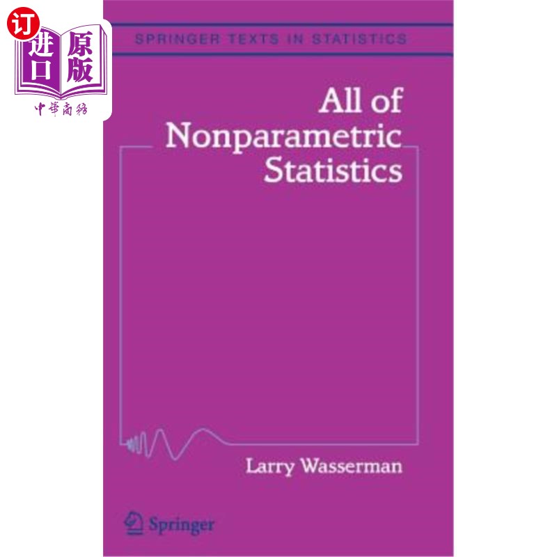 海外直订All of Nonparametric Statistics 所有非参数统计