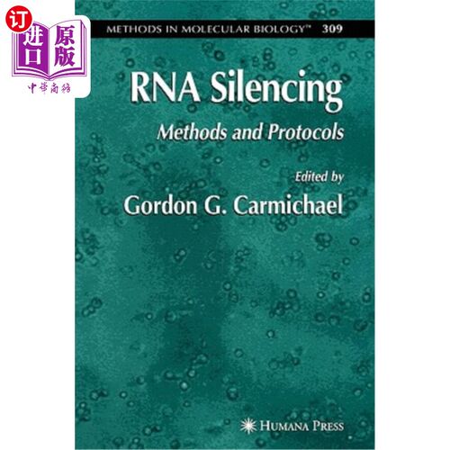 海外直订RNA Silencing: Methods and Protocols RNA沉默：方法和方案