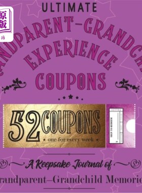 海外直订Ultimate Grandparent - Grandchild Experience Coupons 祖父母-孙辈体验券