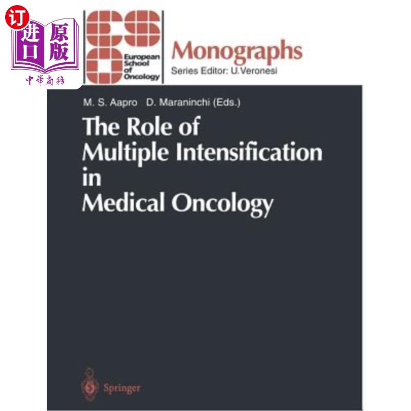 海外直订医药图书The Role of Multiple Intensification in Medical Oncology 多发性强化在肿瘤医学中的作用