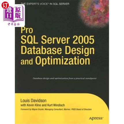 海外直订Pro SQL Server 2005 Database Design and Optimization Pro SQL Server 2005数据库设计与优化