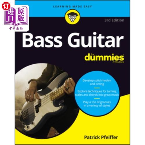 海外直订Bass Guitar for Dummies 假人用低音吉他