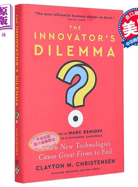 创新者的困境 The Innovators Dilemma with a New Foreword 英文原版 Clayton M Christensen 经管励志【中商原版】
