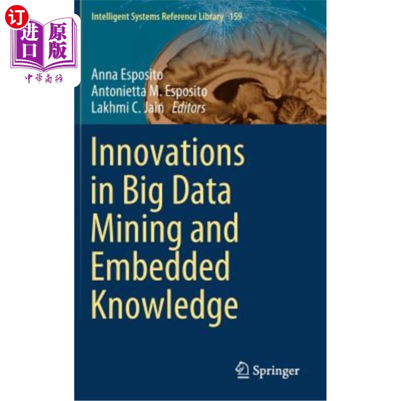 海外直订Innovations in Big Data Mining and Embedded Knowledge 大数据挖掘和嵌入式知识的创新