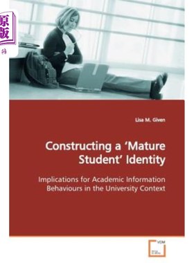 海外直订Constructing a 'Mature Student' Identity 构建“成熟学生”身份
