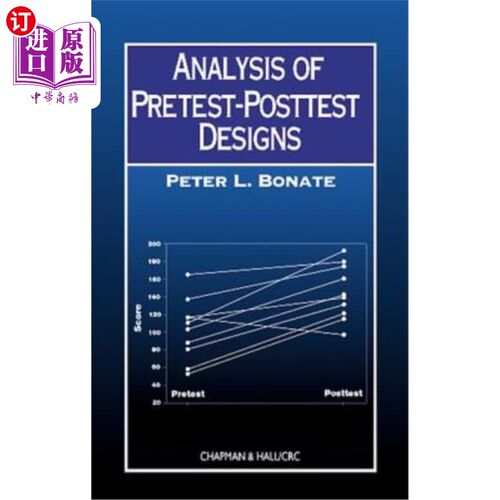 海外直订Analysis of Pretest-Posttest Designs 前测后测设计分析