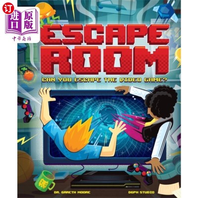 海外直订Escape Room: Can You Escape the Video Game? 逃离房间:你能逃离电子游戏吗?
