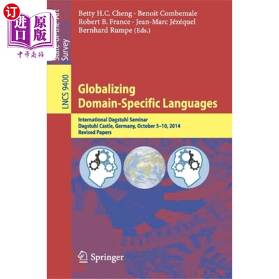 海外直订Globalizing Domain-Specific Languages 全球化领域特有的语言