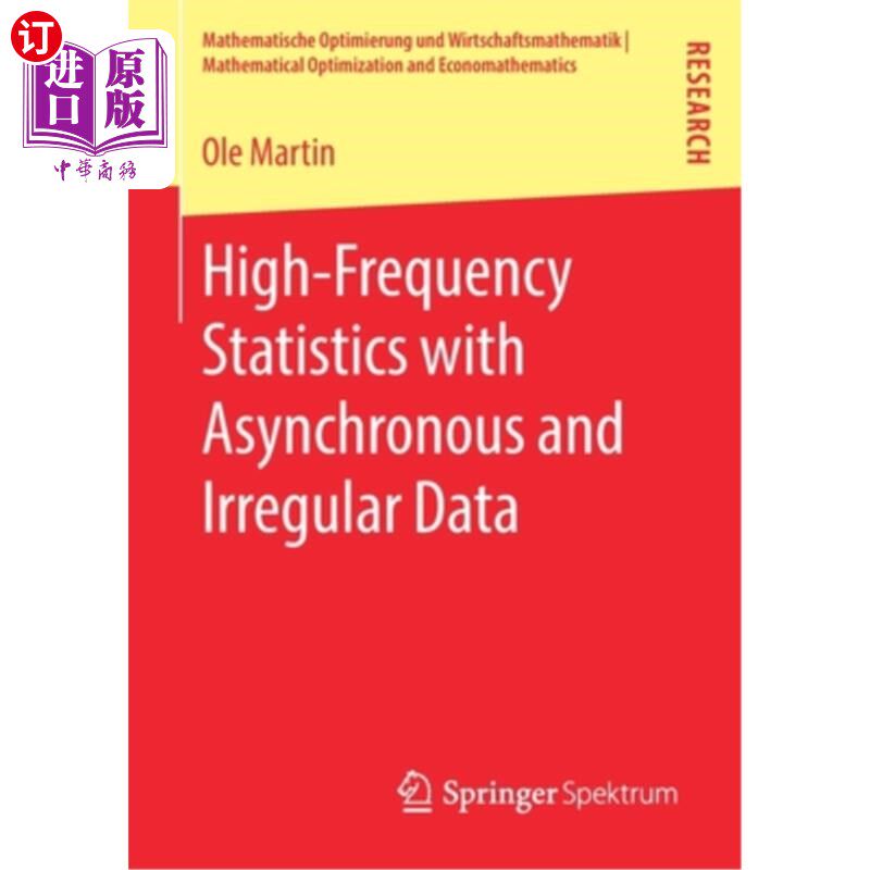 海外直订High-Frequency Statistics with Asynchronous and Irregular Data 异步不规则数据的高频统计