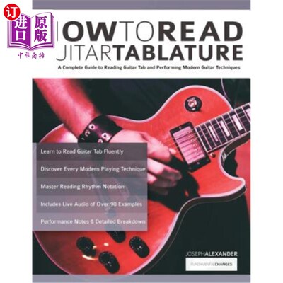 海外直订How to Read Guitar Tablature 如何阅读吉他谱