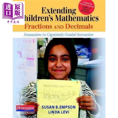 现货 美国海尼曼教师提升系列 Heinemann Extending Children Mathematics Fractions and Decimals Innovations in Cognitively