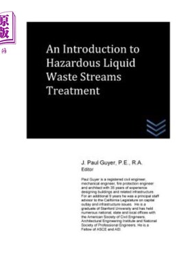 海外直订An Introduction to Hazardous Liquid Waste Streams Treatment 危险液体废物流处理简介