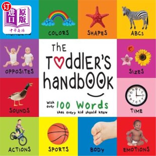 Handbook 形状 颜色 ABC Toddler Animals Colors Numbers 幼儿手册：数字 海外直订The Shapes Opposites Sizes