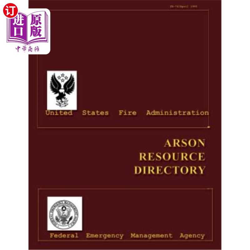 海外直订Arson Resource Directory 纵火资源目录