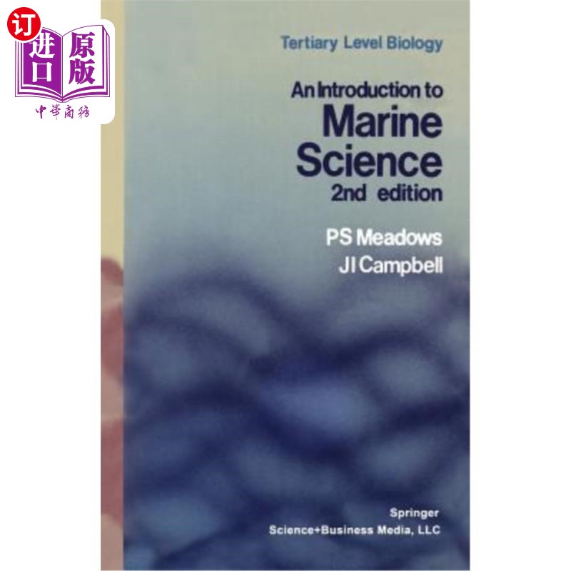 海外直订An Introduction to Marine Science 海洋科学概论