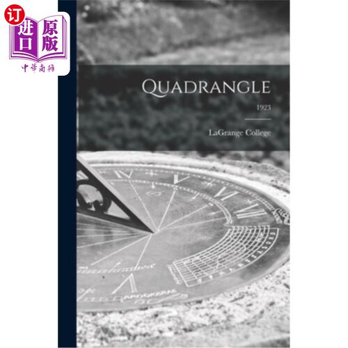 海外直订Quadrangle; 1923 四边形;1923