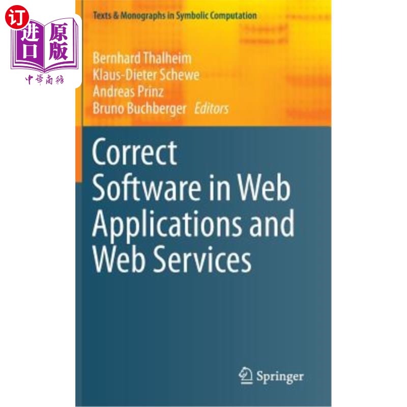 海外直订Correct Software in Web Applicat