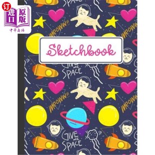 海外直订Sketchbook: Sketchbook For Kids 速写本:儿童速写本