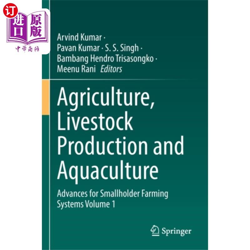 海外直订Agriculture, Livestock Production and Aquaculture 农业、畜牧业生产和水产养殖业