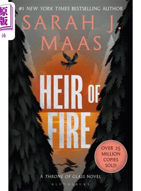 预售 玻璃王座3英文原版 火之传承 Heir of Fire Throne of Glass Sarah J. Maas 浪漫奇幻小说英文版