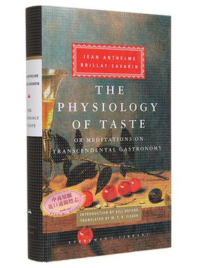 厨房里的哲学家 Everymans Library Classics The Physiology of Taste 英文原版 Jean Anthelme Brillat Savarin【中商原版?