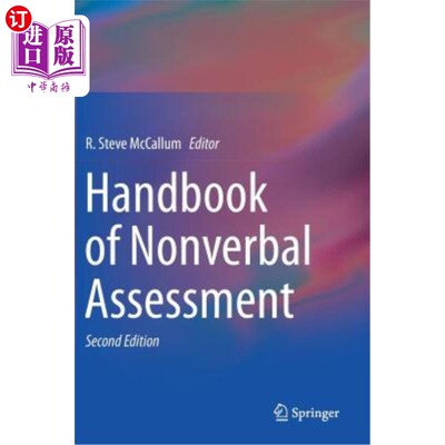 海外直订Handbook of Nonverbal Assessment 非语言评估手册
