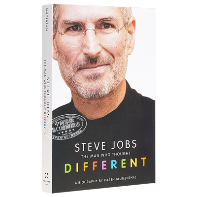 乔布斯传 美版平装 英文原版 Steve Jobs The Man Who Thought Different 可搭 埃隆马斯克传 源代码比尔盖茨传 李飞飞传