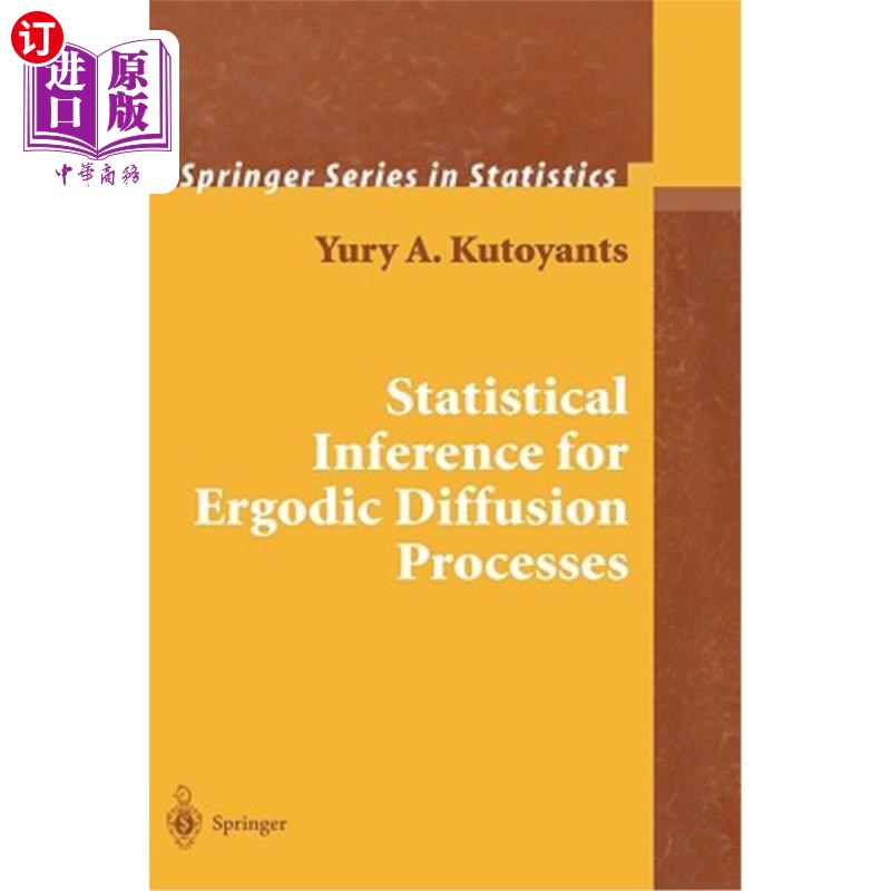 海外直订Statistical Inference for Ergodic Diffusion Processes 遍历扩散过程的统计推断