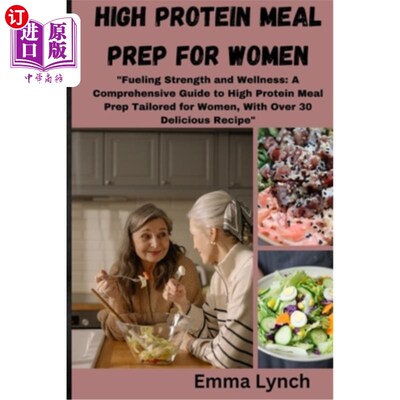 海外直订医药图书High Protein Meal Prep for Women: 