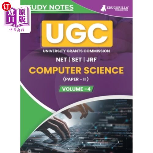 海外直订UGC NET Paper II Computer Science (Vol 4) Topic-wise Notes (English Edition) A C UGC . NET论