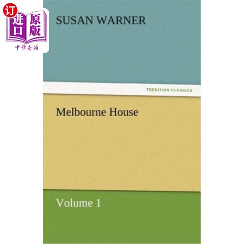 海外直订Melbourne House 墨尔本的房子