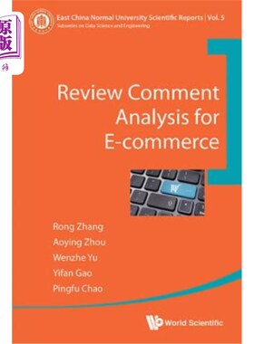 海外直订Review Comment Analysis for E-Commerce 电子商务评论分析