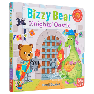 现货 【中商原版】小熊很忙系列 骑士城堡 英文原版 Bizzy Bear: Knights' Castle 纸板书 3-6岁