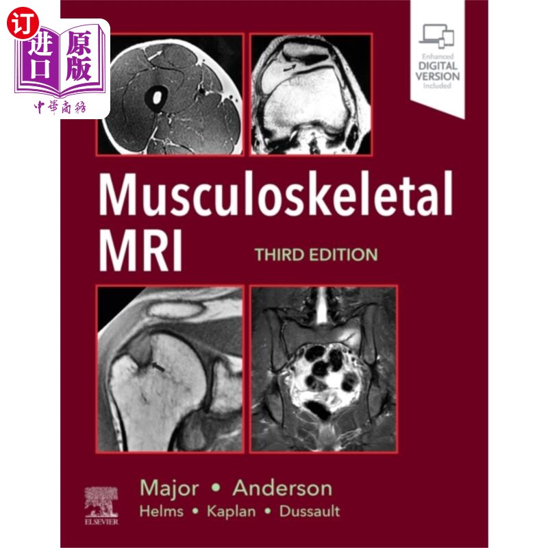 海外直订医药图书Musculoskeletal MRI 肌肉骨骼磁共振成像