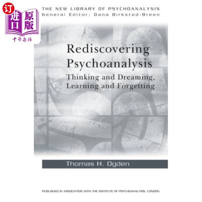海外直订Rediscovering Psychoanalysis 重新发现精神分析