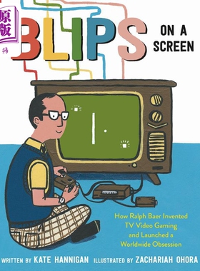 屏幕上的闪光点 Zachariah OHora Blips On A Screen 英文原版 儿童绘本人物传记故事 科普百科图书 精装进口图书【中商原版?