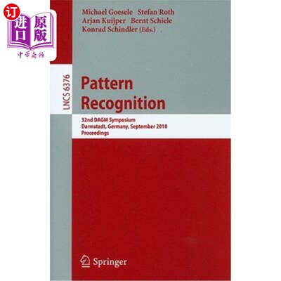 海外直订Pattern Recognition: 32nd Dagm Symposium, Darmstadt, Germany, September 22-24, 2 模式识别：第32届Dagm研讨