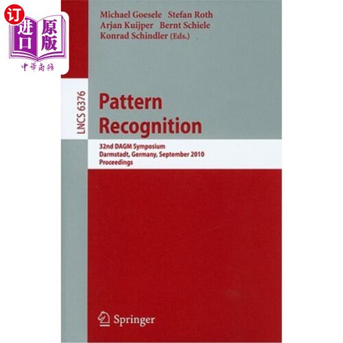 海外直订Pattern Recognition: 32nd Dagm Symposium, Darmstadt, Germany, September 22-24, 2 模式识别：第32届Dagm研讨