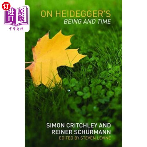 海外直订On Heidegger's Being and Time 海德格尔的存在和时间