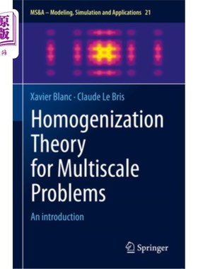 海外直订Homogenization Theory for Multiscale Problems: An Introduction 多尺度问题的均匀化理论:导论