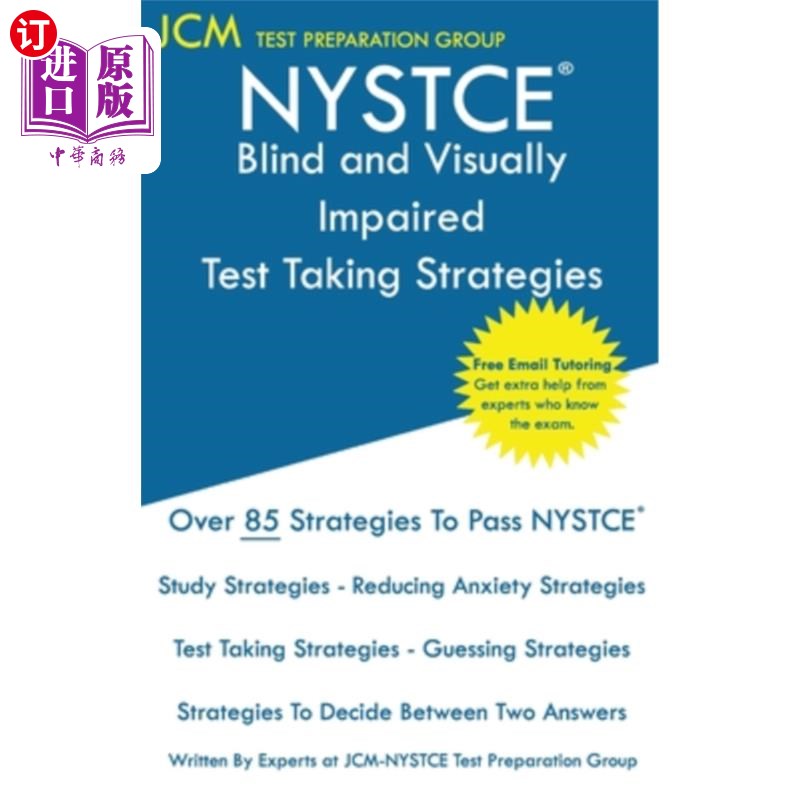 海外直订NYSTCE Blind and Visually Impaired - Test Taking Strategies: NYSTCE 117 Exam - F 纽交所盲人及视障人士-应试