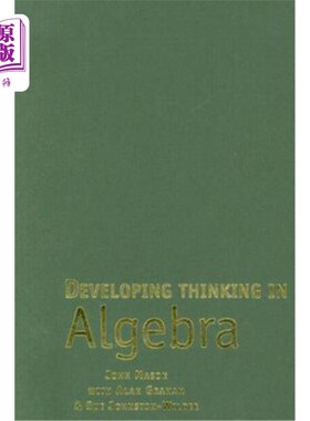 海外直订Developing Thinking in Algebra 发展代数思维