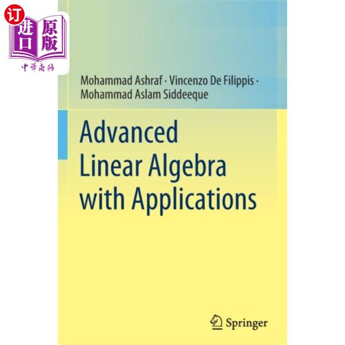 海外直订Advanced Linear Algebra with Applications 高等线性代数及其应用