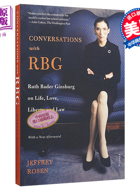金斯伯格访谈录 RBG 给未来世代的声音 Conversations with RBG 英文原版 Jeffrey Rosen Ruth B Ginsburg