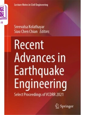 海外直订Recent Advances in Earthquake Engineering 地震工程的最新进展“，